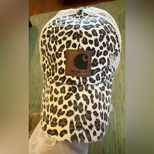 Carhartt Brown and Black Animal Print Cap